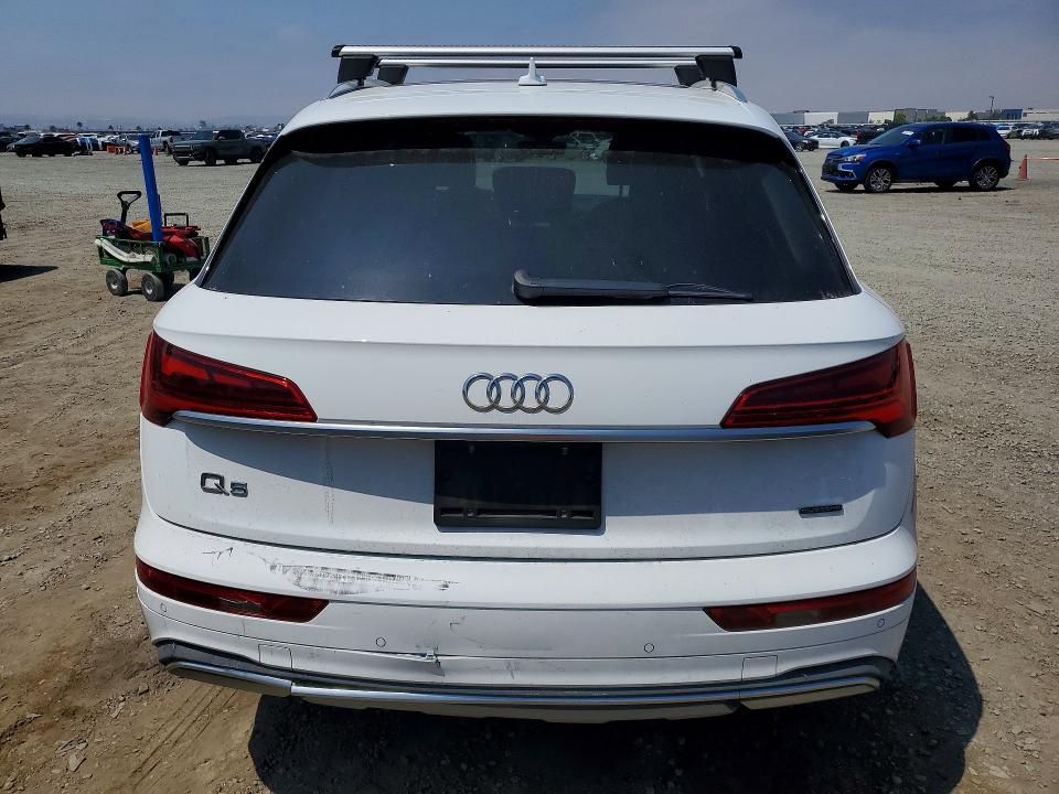 2021 Audi Q5 VIN WA1BAAFY9M2019448 COPART salvage auction — FRONT END, CA - SALVAGE CERTIFICATE, sold $9,200 on 2026-07-24 (photo 6)