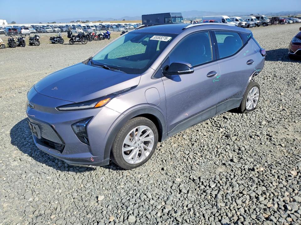 2022 Chevrolet Bolt VIN 1G1FY6S01N4124130 COPART salvage auction — REAR END, Ca - Salvage Certificate, sold $7,700 on 2026-07-02 (photo 1)