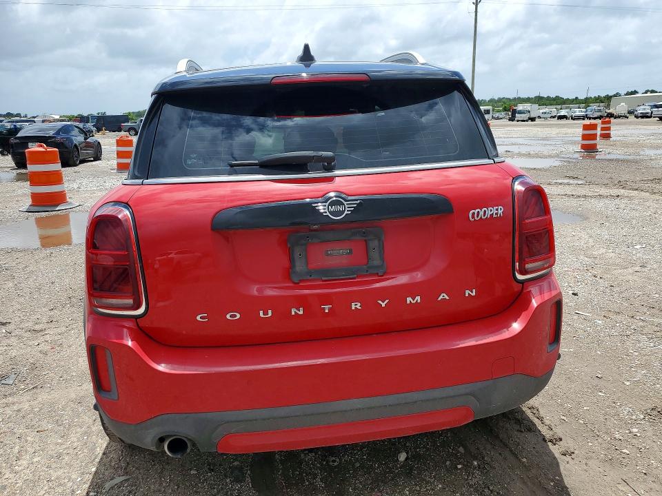 2021 Mini VIN WMZ23BR05M3N17300 COPART salvage auction — SIDE, TX - SALVAGE VEHICLE TITLE (P), sold $4,350 on 2026-08-17 (photo 6)