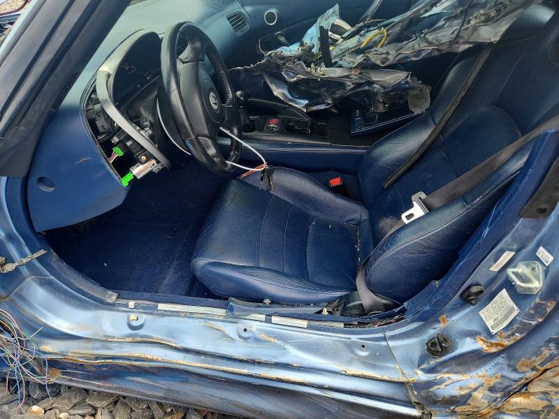2002 Honda S2000 VIN JHMAP11472T002562 COPART salvage auction — SIDE, Me - Cert Of Title-Salvage Collisio, sold $150 on 2026-07-22 (photo 7)