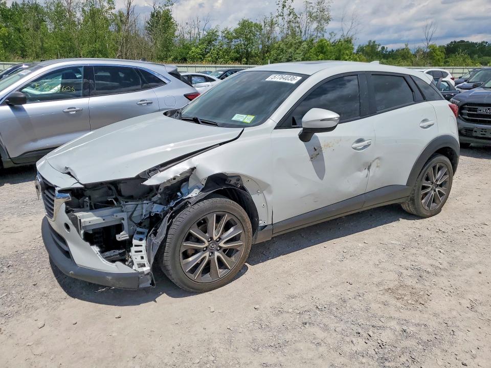 2018 Mazda VIN JM1DKFC74J1305150 COPART salvage auction — FRONT END, NY - MV-907A SALVAGE CERTIFICATE, sold $3,650 on 2026-07-06 (photo 1)