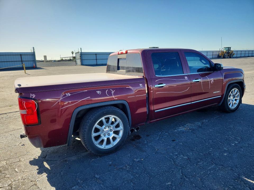 2015 Gmc SIERRA VIN 3GTP1WEC5FG339195 COPART salvage auction — REAR END, Ca - Salvage Certificate, sold $800 on 2026-07-30 (photo 3)