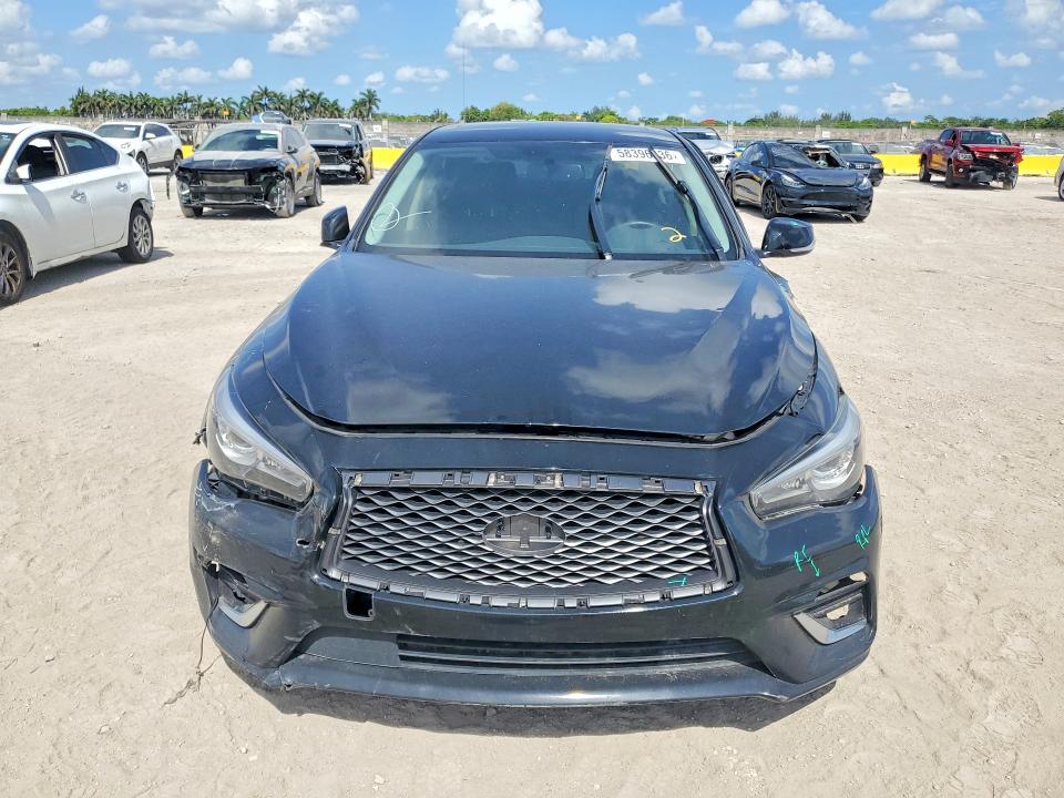 2019 Infiniti Q50 VIN JN1EV7AP6KM514865 COPART salvage auction — FRONT END, Fl - Cert Of Title Slvg Rebuildable, sold $1,350 on 2026-07-21 (photo 5)