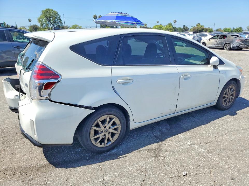 2015 Toyota Prius v VIN JTDZN3EU9FJ029439 COPART salvage auction — REAR END, Ca - Salvage Certificate, sold $2,300 on 2026-07-31 (photo 3)
