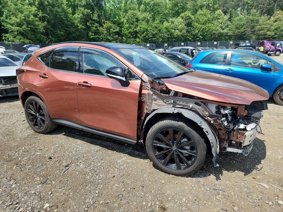 2025 Lexus VIN JTJKKCFZ2S2043253 COPART salvage auction — FRONT END, Md - Cert Of Salvage > 75% Damage, sold $23,200 on 2026-07-17 (photo 4)