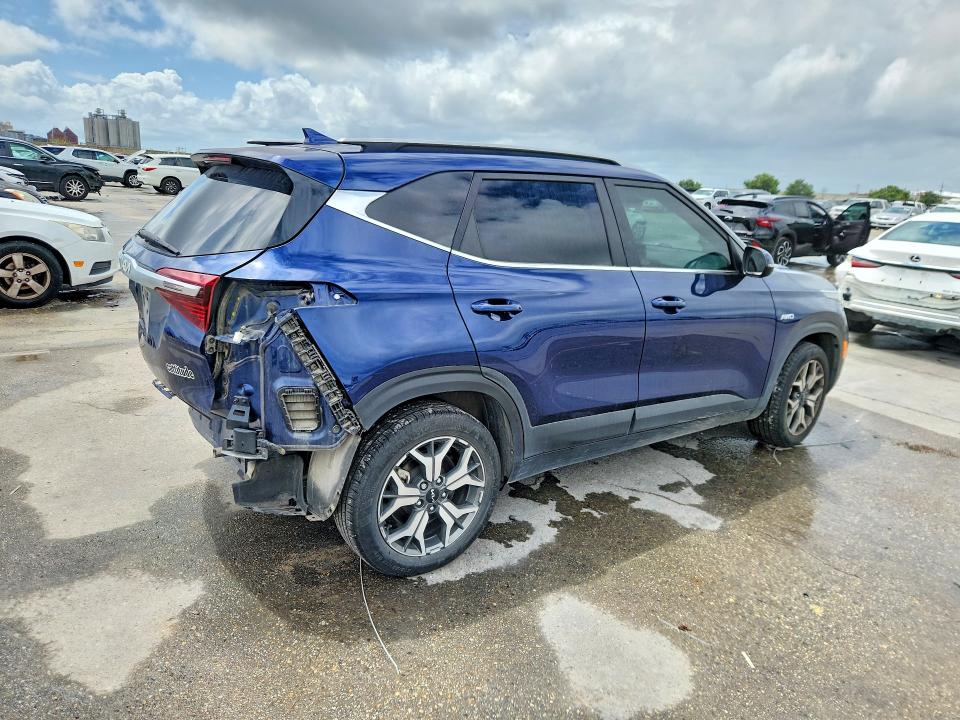 2022 Kia VIN KNDERCAA4N7311126 COPART salvage auction — REAR END, La - Cert Of Title-Salvage, sold $4,300 on 2026-07-29 (photo 3)
