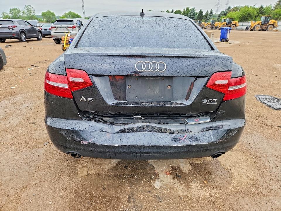 2010 Audi A6 VIN WAUKGBFB9AN055914 COPART salvage auction — REAR END, Il - Salvage Certificate, sold $875 on 2026-07-30 (photo 6)