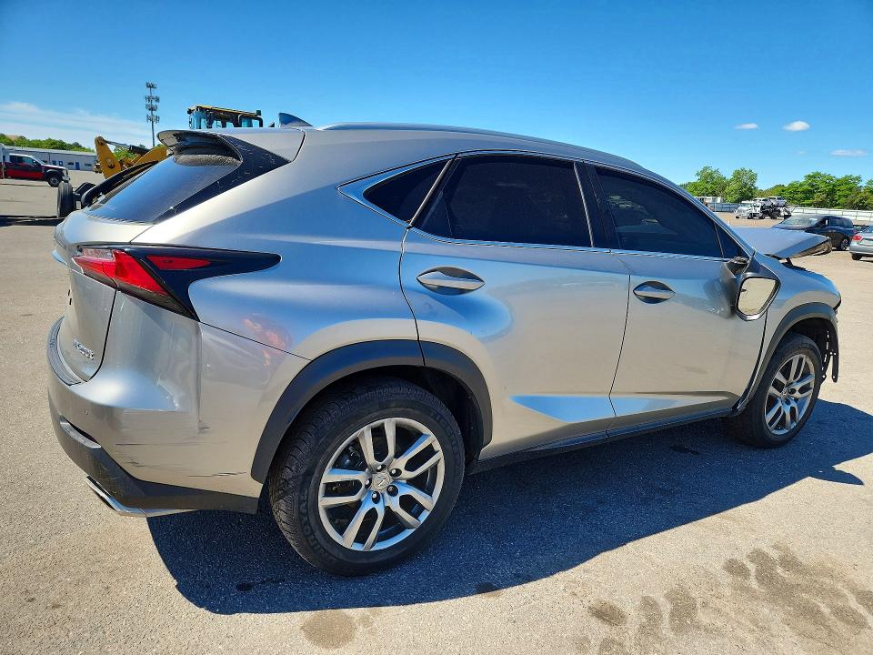 2015 Lexus Nx VIN JTJBARBZ8F2042092 COPART salvage auction — FRONT END, NY - MV-907A SALVAGE CERTIFICATE, sold $2,450 on 2026-07-15 (photo 3)
