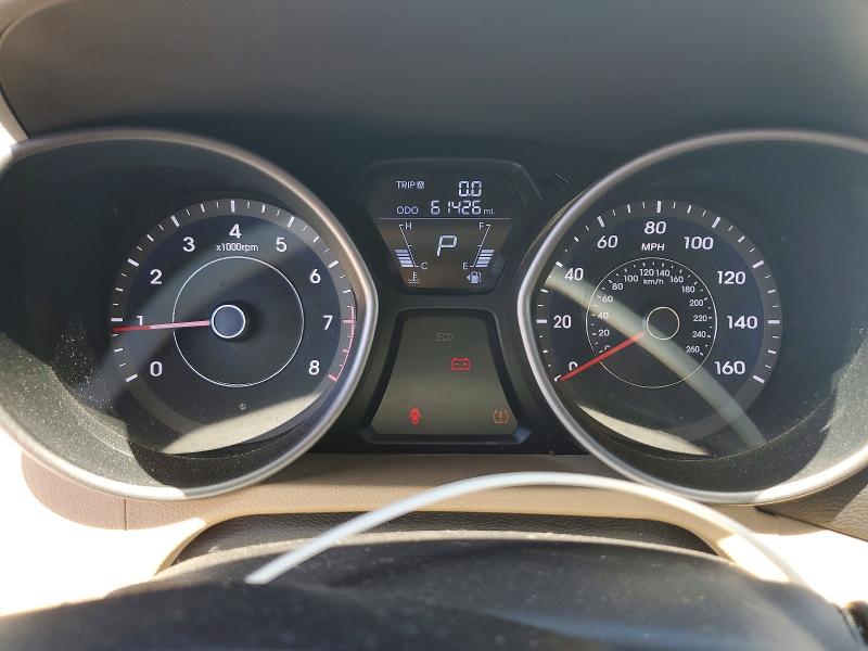 2013 Hyundai Elantra VIN 5NPDH4AE5DH341169 COPART salvage auction — HAIL, Ar - Cert Of Title-Salvage, sold $2,450 on 2026-07-27 (photo 9)