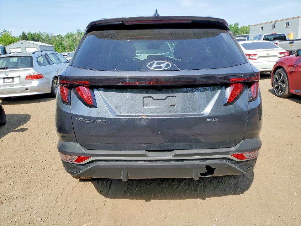 2024 Hyundai Tucson VIN KM8JBCDE6RU306501 COPART salvage auction — FRONT END, On - Permit Salvage, sold $6,800 on 2026-07-07 (photo 6)