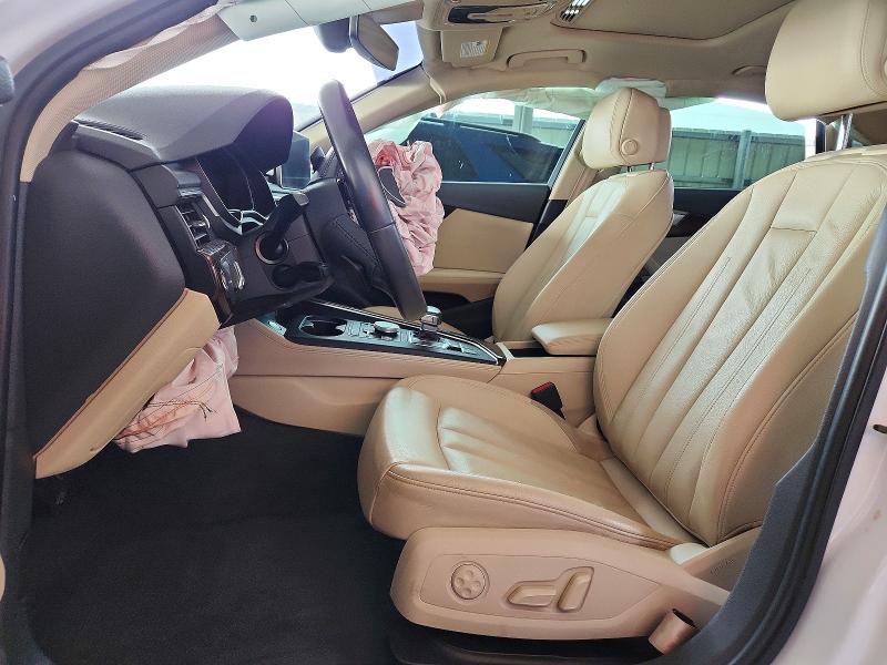 2019 Audi A4 VIN WAUHMAF48KA014584 COPART salvage auction — FRONT END, Ca - Salvage Certificate, sold $2,500 on 2026-07-15 (photo 7)