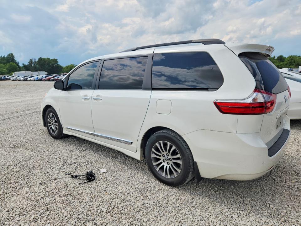 2019 Toyota Sienna VIN 5TDYZ3DC0KS972261 COPART salvage auction — HAIL, Mo - Salvage Certificate Of Title, sold $2,300 on 2026-07-27 (photo 2)