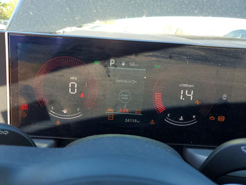 2025 Hyundai Sonata VIN KMHL64JAXSA492054 COPART salvage auction — FRONT END, Sc - Cert Of Title-Salvage, sold $9,100 on 2026-07-31 (photo 9)