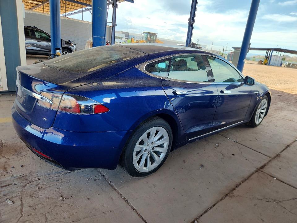 2017 Tesla Model s VIN 5YJSA1E14HF189536 COPART salvage auction — MINOR DENT/SCRATCHES, Az - Certificate Of Title, sold $11,895 on 2026-07-02 (photo 3)