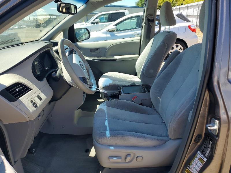 2013 Toyota Sienna VIN 5TDKK3DC7DS345361 COPART salvage auction — FRONT END, Ca - Salvage Certificate, sold $1,000 on 2026-07-21 (photo 7)