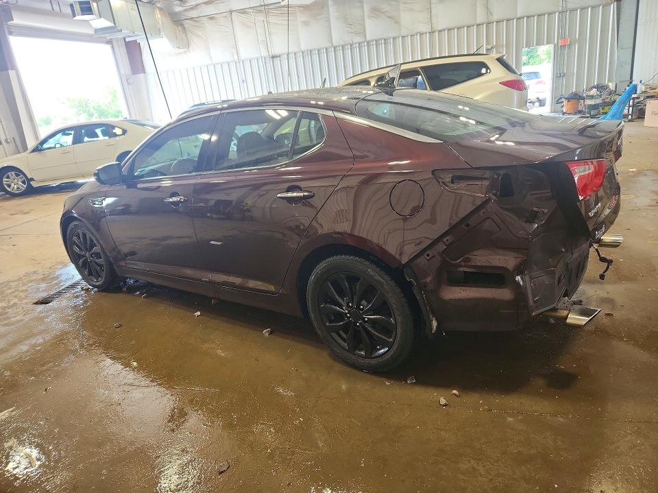 2015 Kia Optima VIN 5XXGN4A70FG455568 COPART salvage auction — REAR END, Wi - Certificate Of Title, sold $425 on 2026-07-27 (photo 2)