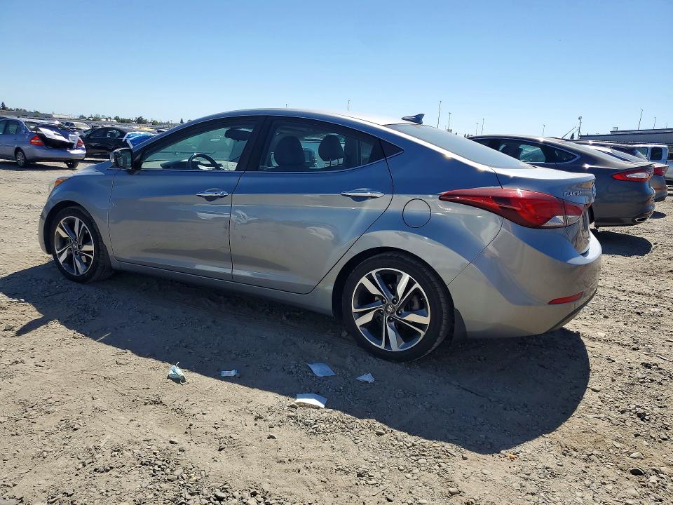 2015 Hyundai VIN KMHDH4AE2FU453142 COPART salvage auction — SIDE, CA - SALVAGE CERTIFICATE, sold $1,750 on 2026-07-07 (photo 2)