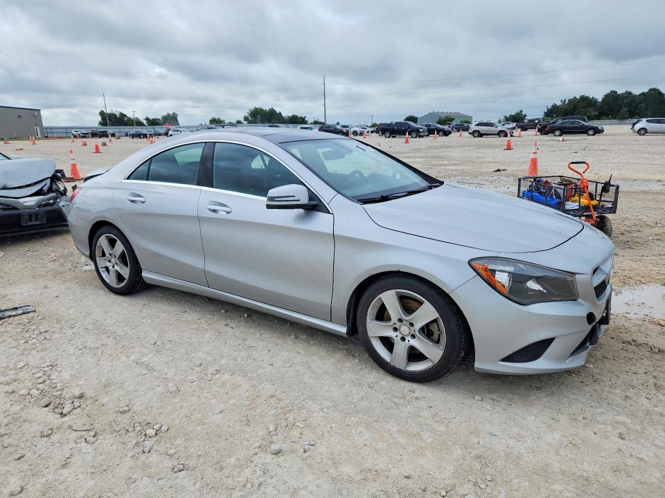 2015 Mercedes-benz Cla-klasse VIN WDDSJ4EB2FN177139 COPART salvage auction — UNDERCARRIAGE, TX - SALVAGE VEHICLE TITLE, sold $750 on 2026-07-02 (photo 4)