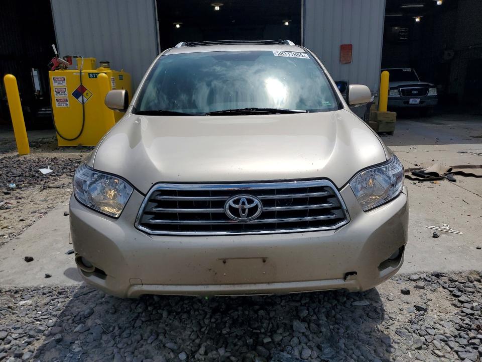 2008 Toyota Highlander VIN JTEES42A782101416 COPART salvage auction — FRONT END, MO - SALVAGE CERTIFICATE OF TITLE, sold $70 on 2026-07-21 (photo 5)