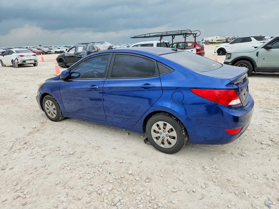 2016 Hyundai Accent VIN KMHCT4AE2GU060687 COPART salvage auction — NORMAL WEAR, TX - CERTIFICATE OF TITLE, sold $600 on 2026-07-02 (photo 2)