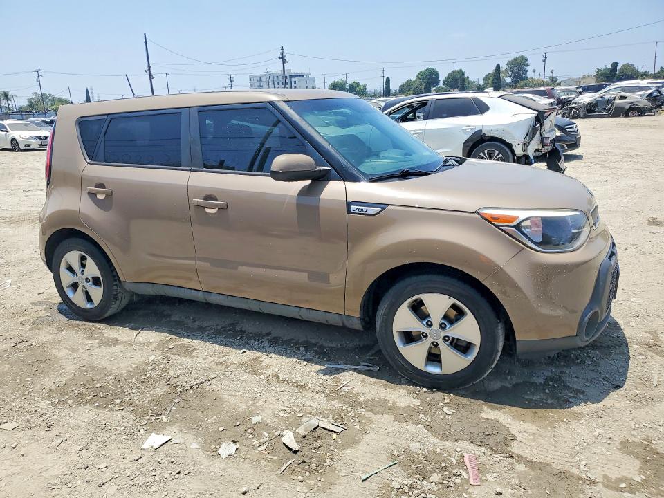2016 Kia Soul VIN KNDJN2A28G7273366 COPART salvage auction — MECHANICAL, Ca - Dlr/Dis/Exp Only Salvage Title, sold $1,150 on 2026-07-20 (photo 4)