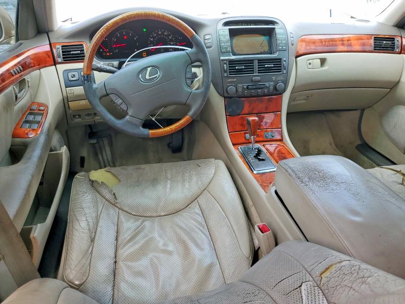 2003 Lexus Ls 430 VIN JTHBN30F030094092 COPART salvage auction — FRONT END, FL - CERT OF TITLE SLVG REBUILDABLE, sold $375 on 2026-07-17 (photo 8)