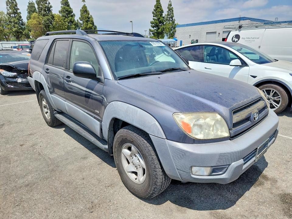 2003 Toyota 4runner VIN JTEZU14R938001160 COPART salvage auction — REAR END, CA - DIS/DLR/EXP ONLY CLEAN TITLE, sold $1,400 on 2026-07-14 (photo 4)