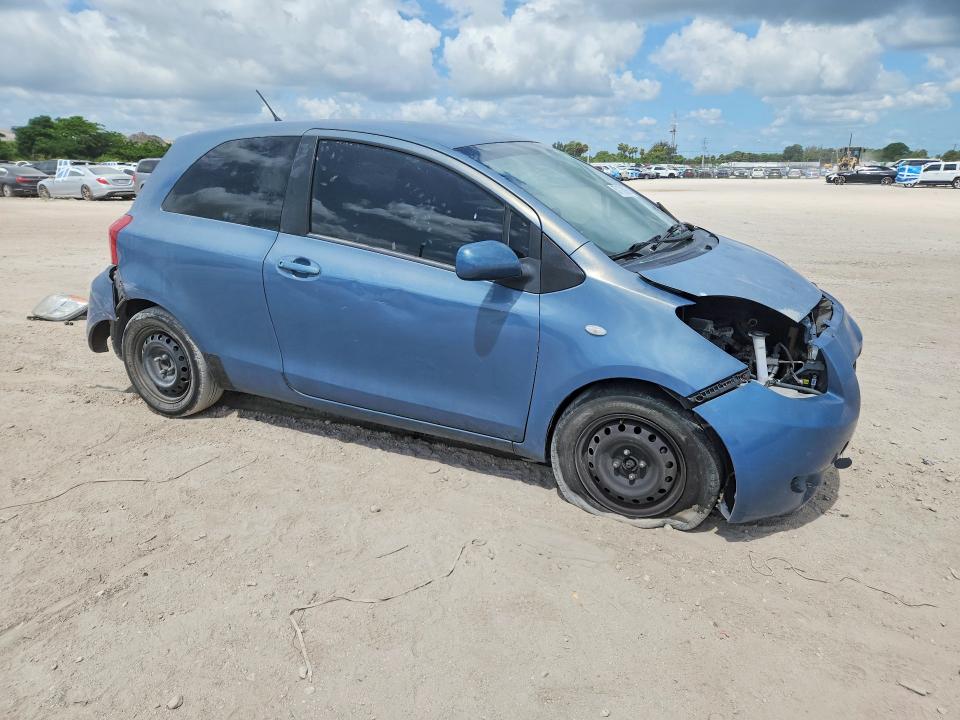 2007 Toyota Yaris VIN JTDJT923975072559 COPART salvage auction — FRONT END, Fl - Cert Of Title Slvg Rebuildable, sold $625 on 2026-07-09 (photo 4)