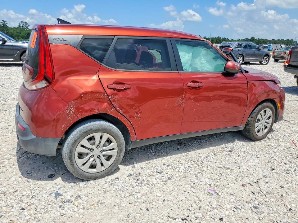 2021 Kia VIN KNDJ23AU1M7779309 COPART salvage auction — ROLLOVER, Tx - Nonrepairable Title, sold $1,450 on 2026-07-14 (photo 3)
