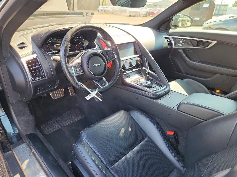 2021 Jaguar F-type VIN SAJD51FE0MCK73702 COPART salvage auction — FRONT END, Salvage Title, sold $16,900 on 2026-08-18 (photo 8)