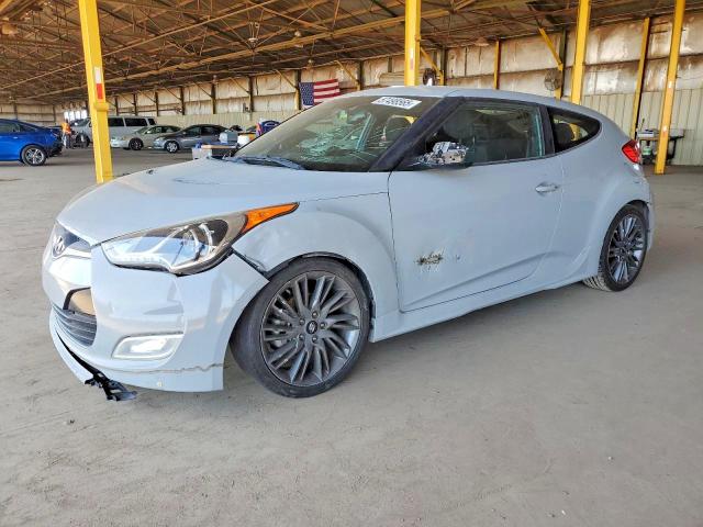 2013 Hyundai Veloster VIN KMHTC6ADXDU153407 COPART salvage auction — FRONT END, Az - Cert Of Title-Previous Salvage, sold $750 on 2026-07-06 (photo 1)