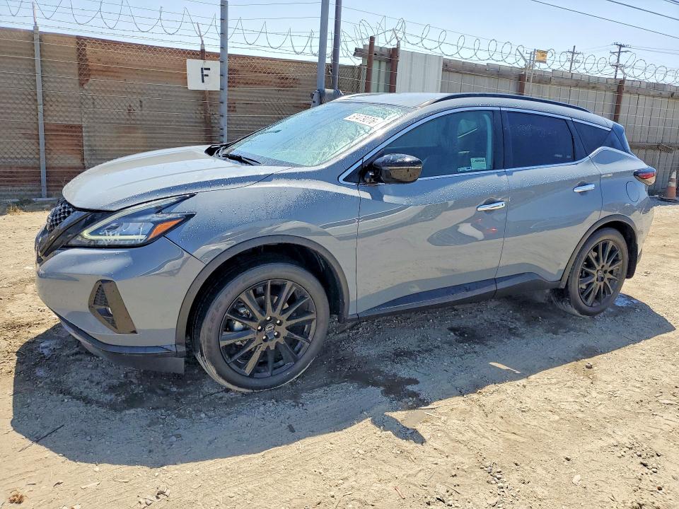 2023 Nissan Murano VIN 5N1AZ2BJ4PC106824 COPART salvage auction — FRONT END, Ca - Salvage Certificate, sold $6,800 on 2026-07-09 (photo 1)