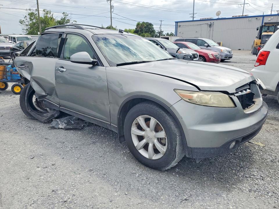 2004 Infiniti Fx VIN JNRAS08U64X101112 COPART salvage auction — REAR END, Fl - Certificate Of Destruction, sold $600 on 2026-07-10 (photo 4)