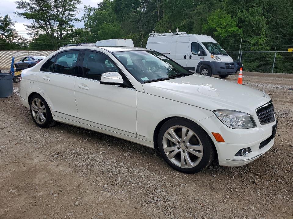 2009 Mercedes-benz C-klasse VIN WDDGF81X79F198129 COPART salvage auction — SIDE, Oh - Cert Of Title-Salvage, sold $600 on 2026-07-08 (photo 4)