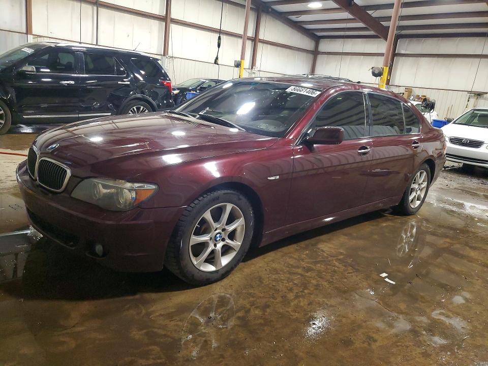 2008 BMW 7er VIN WBAHN83598DT85408 COPART salvage auction — SIDE, Pa - Certificate Of Salvage, sold $350 on 2026-07-17 (photo 1)