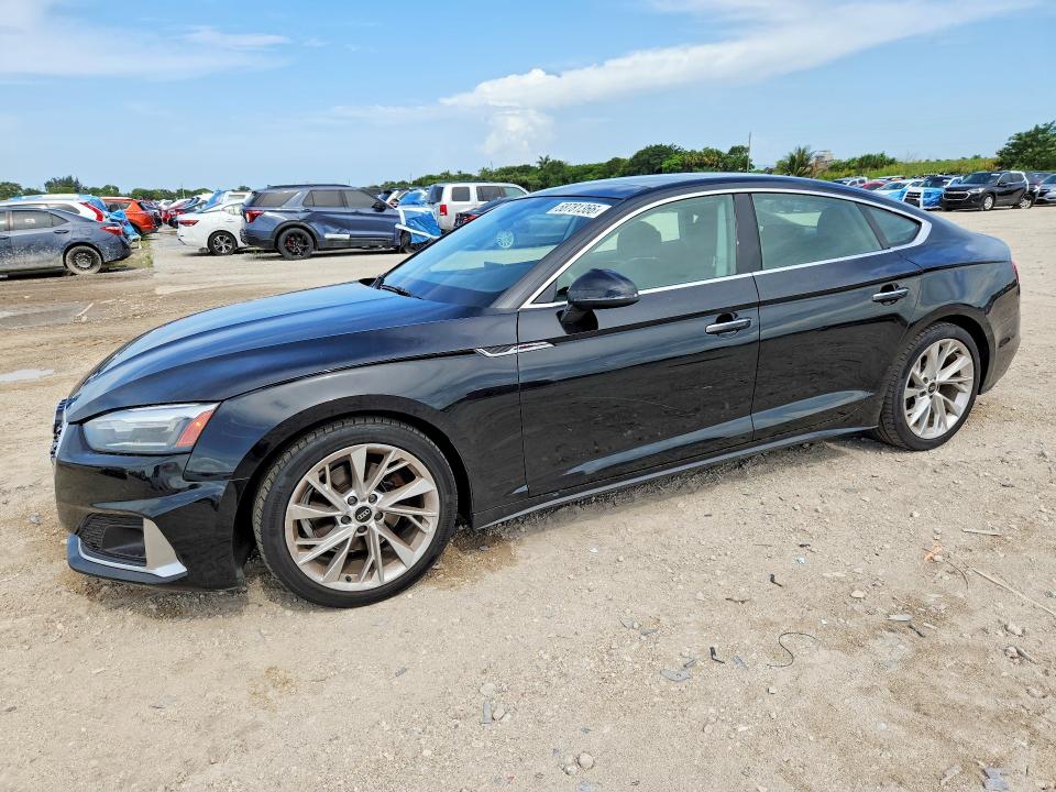 2022 Audi A5 VIN WAUABCF54NA032967 COPART salvage auction — SIDE, Fl - Cert Of Title Slvg Rebuildable, sold $8,500 on 2026-07-16 (photo 1)