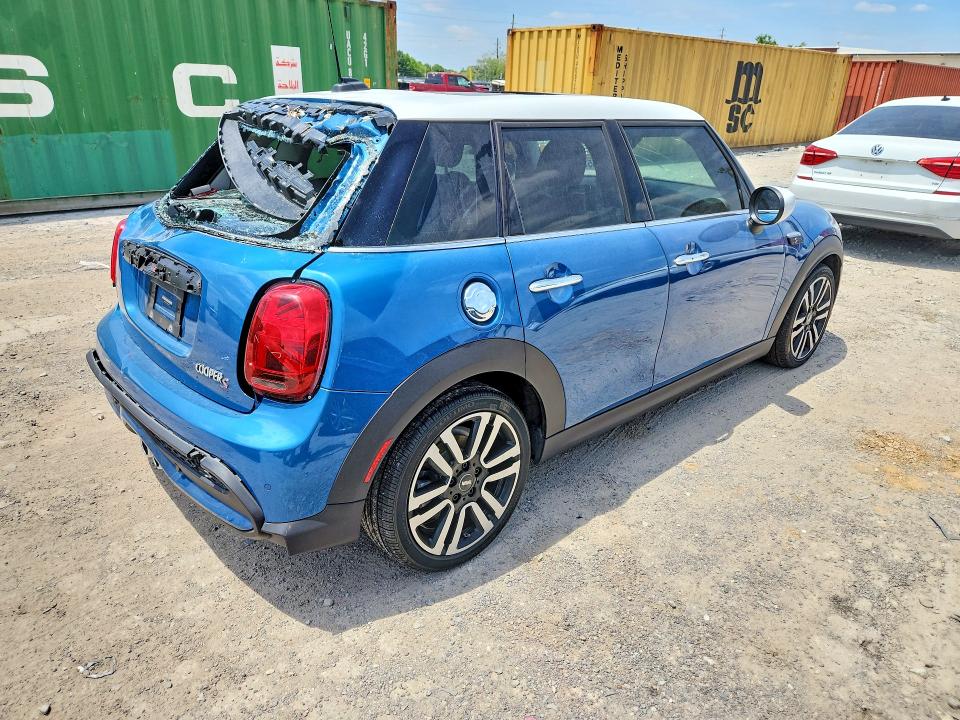 2022 Mini Cooper VIN WMW53DK00N2R46285 COPART salvage auction — FRONT END, In - Cert Of Title-Salvage Title, sold $6,200 on 2026-07-10 (photo 3)