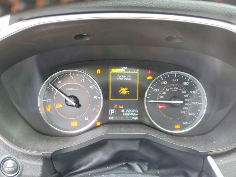 2018 Subaru Xv VIN JF2GTALC2JH264245 COPART salvage auction — FRONT END, Az - Cert Of Title - Salvage, sold $4,150 on 2026-07-07 (photo 9)
