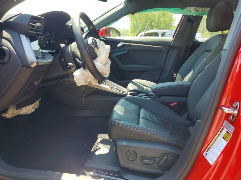 2022 Audi A3 VIN WAUGUDGY2NA023901 COPART salvage auction — FRONT END, Ny - Mv-907A Salvage Certificate, sold $11,325 on 2026-07-26 (photo 7)