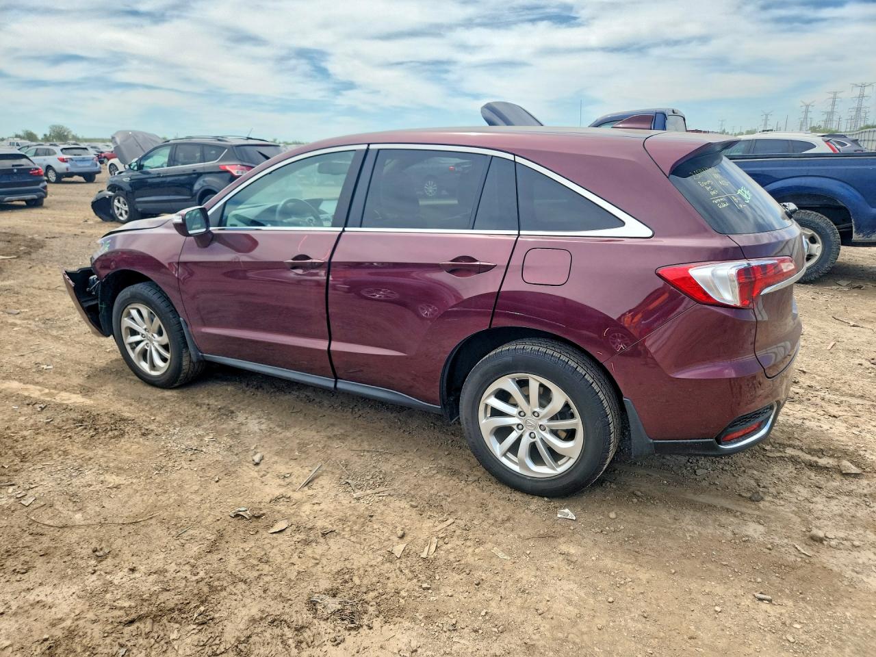 2017 Acura RDX VIN 5J8TB4H55HL015913 COPART salvage auction — Front End, IL - SALVAGE CERTIFICATE, sold $5,800 on 2026-07-02 (photo 2)