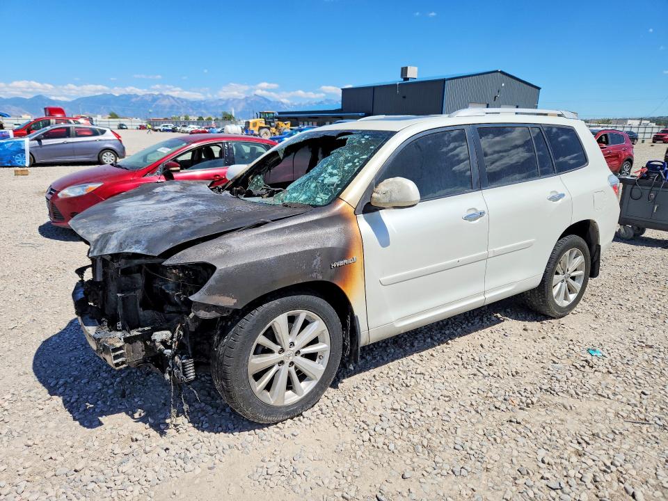 2008 Toyota Highlander VIN JTEEW44A182018663 COPART salvage auction — BURN, UT - SALVAGE CERTIFICATE, sold $125 on 2026-07-24 (photo 1)