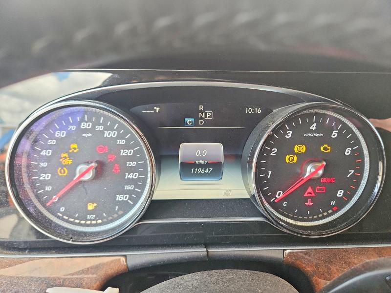2018 Mercedes-benz E-klasse VIN WDDZF4JB6JA327811 COPART salvage auction — FRONT END, Fl - Certificate Of Title, sold $1,400 on 2026-07-09 (photo 9)