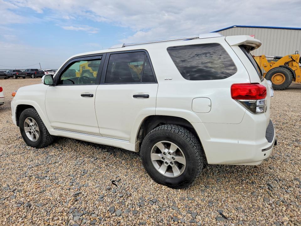 2012 Toyota 4runner VIN JTEBU5JRXC5102142 COPART salvage auction — MINOR DENT/SCRATCHES, Tx - Certificate Of Title, sold $7,800 on 2026-07-07 (photo 2)