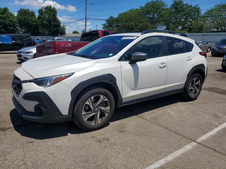 2024 Subaru Xv VIN JF2GUADC9RH257090 COPART salvage auction — FRONT END, Oh - Cert Of Title-Salvage, sold $7,200 on 2026-07-15 (photo 1)