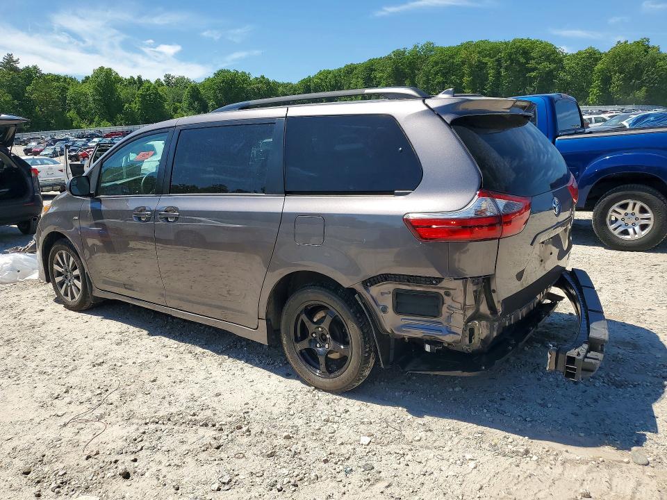 2020 Toyota Sienna VIN 5TDJZ3DC2LS242368 COPART salvage auction — SIDE, Ma - Cert Of Title-Salvage, sold $3,550 on 2026-07-15 (photo 2)