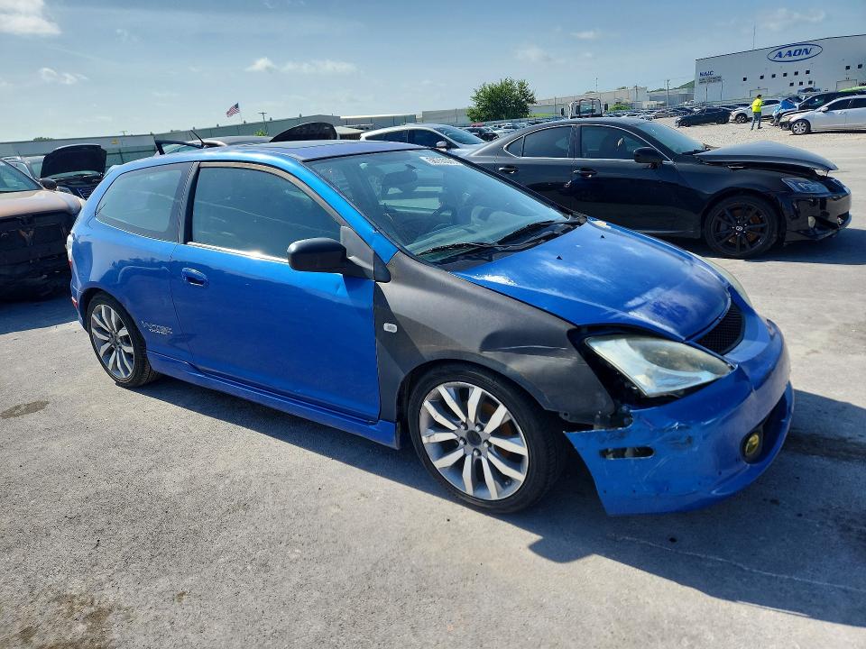 2004 Honda Civic VIN SHHEP33664U502942 COPART salvage auction — FRONT END, Ok - Cert Of Title-Salvage, sold $775 on 2026-07-24 (photo 4)