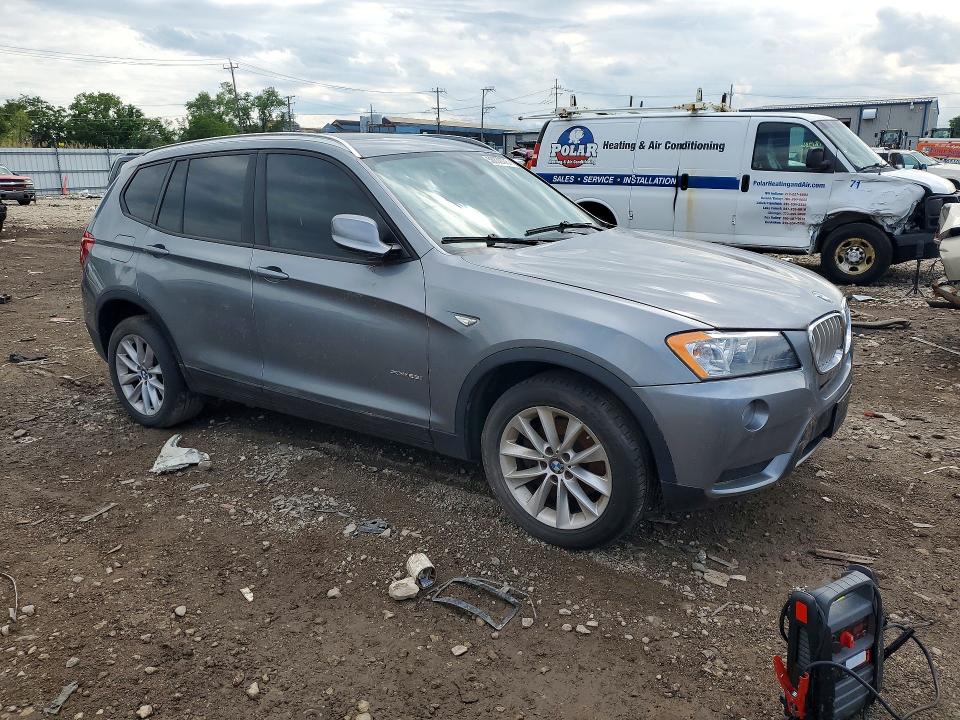 2013 BMW VIN 5UXWX9C57D0A21937 COPART salvage auction — MECHANICAL, Il - Certificate Of Title, sold $250 on 2026-07-08 (photo 4)