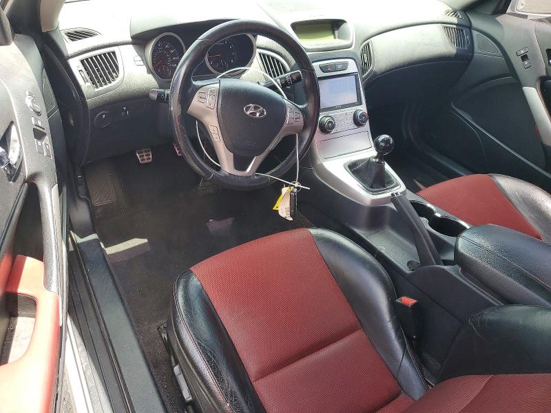 2010 Hyundai Genesis VIN KMHHT6KD9AU023568 COPART salvage auction — FRONT END, Ca - Salvage Certificate, sold $1,200 on 2026-07-09 (photo 8)