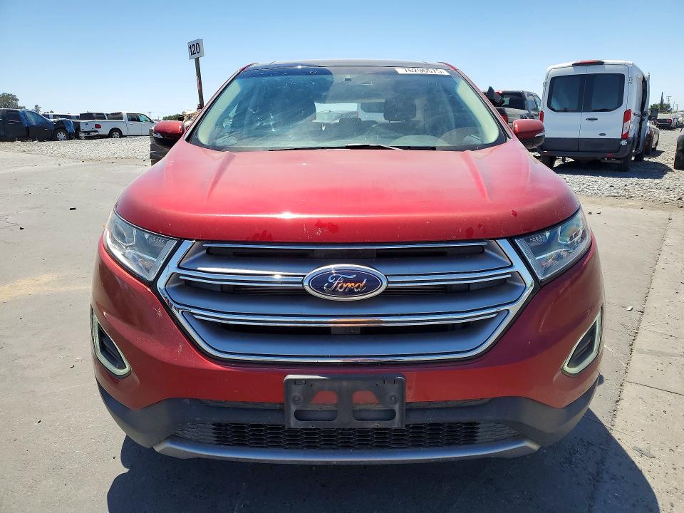 2015 Ford Edge VIN 2FMTK3J83FBB92885 COPART salvage auction — REAR END, Ca - Salvage Certificate, sold $1,950 on 2026-07-09 (photo 5)