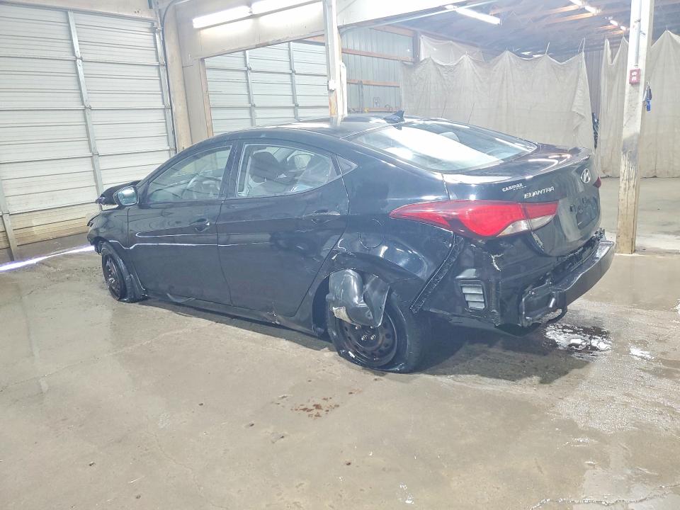 2016 Hyundai Elantra VIN KMHDH4AE2GU483422 COPART salvage auction — ROLLOVER, Salvage Title, sold $175 on 2026-07-21 (photo 2)